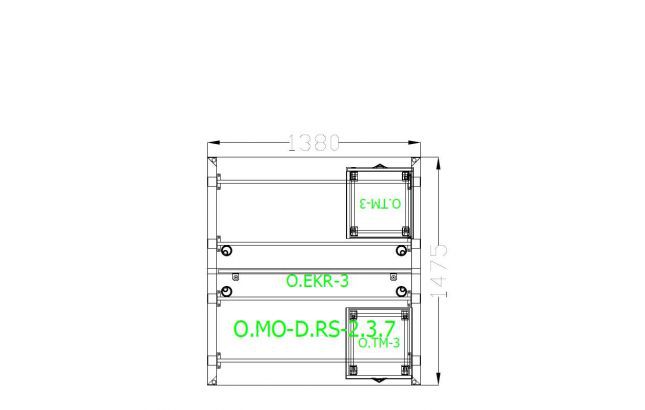 Комплект №9 состав: O.MO-D.RS-2.3.7, O.TM-3-(2 шт.), O.EKR-3 Комплект №9