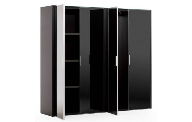 Шкаф для бумаг 4 двери + гардероб 132H054+132H020+132H030