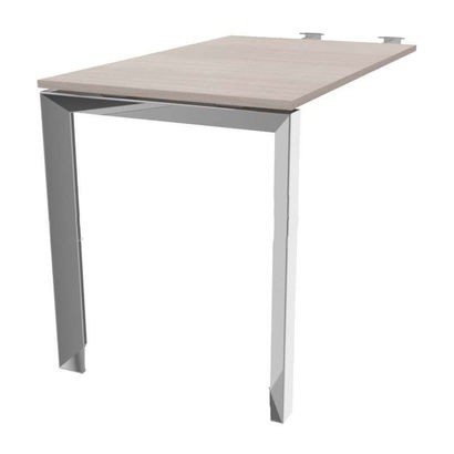 Приставка к столу с классическими П-образными металлическими опорами (хром) 153014