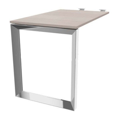 Приставка к столу с металлическими опорами-рамками замкнутой формы (хром) 153097