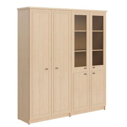 Шкаф высокий с гардеробом и комбинированным стеллажом RHC 180.6