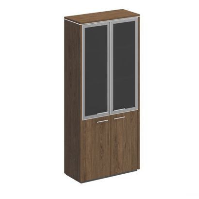 Шкаф высокий для документов со стеклянными дверями ВЛ 343 ДТ