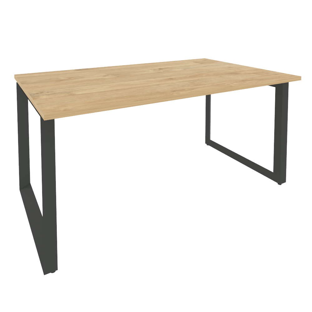 Переговорный стол на металлокаркасе, 1 столешница, О-опоры O.MO-PRG-1.4