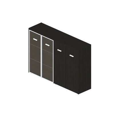 Шкаф средний комбинированный с четырьмя дверьми ШК-176х128