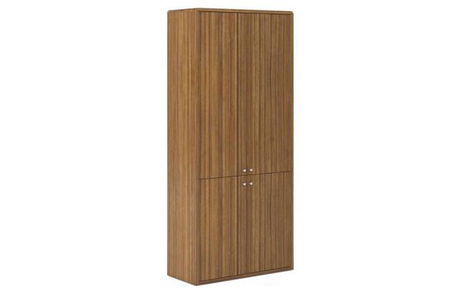 Шкаф высокий с деревянными дверцами DA9020U