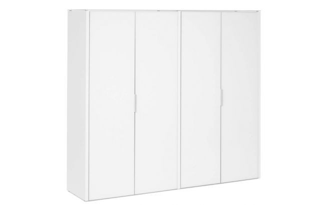 Шкаф высокий для бумаг с гардеробом ELLIB041