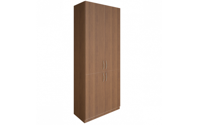 Шкаф высокий широкий (2 низкие двери ЛДСП, 2 средние двери ЛДСП) В.СТ-1.3
