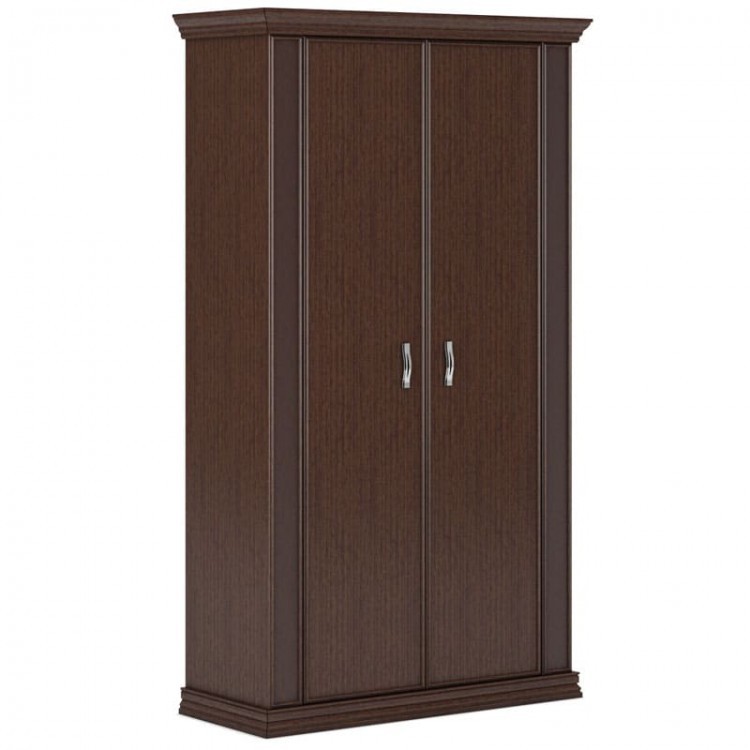 Шкаф высокий с деревянными дверями PRT404