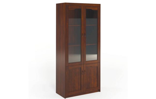 Шкаф высокий дверь - дерево/стекло HVD22500