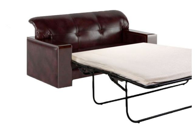 Двухместный раскладной диван с деревянными Леонардо Арт.2рас.дс3