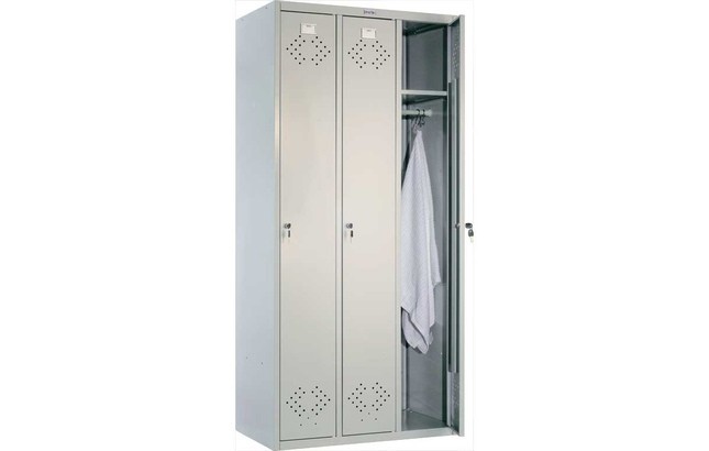 Шкаф металлический для одежды ПРАКТИК Стандарт LS-31