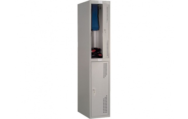 Шкаф металлический для одежды NOBILIS антивандальный NLH-02