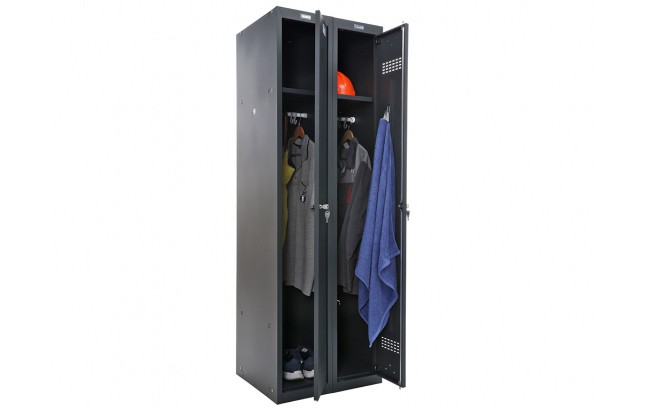 Шкаф металлический для одежды ПРАКТИК антивандальный MLH-21-60